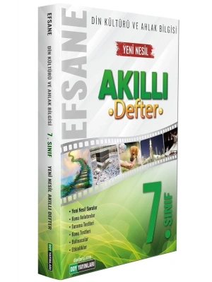 DDY YAYINLARI 7.Sınıf Din Kültürü ve Ahlak Bilgisi Efsane Akıllı Defter