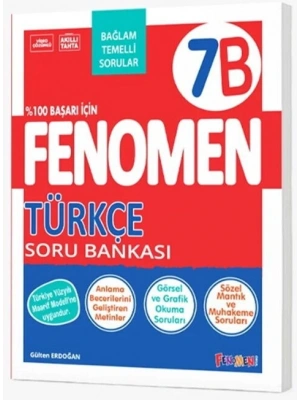 Fenomen Okul Yayınları 7. Sınıf Türkçe B Fenomen Soru Bankası YENİ