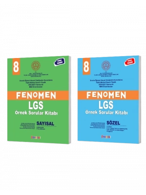 Fenomen Yayınları 8.Sınınf Lgs MEB Sayısal - Sözel Örnek Sorular Seti