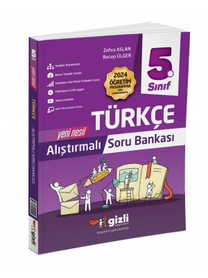 Gizli Yayınları 5. Sınıf Türkçe Konu Anlatımlı Alıştırmalı Soru Bankası
