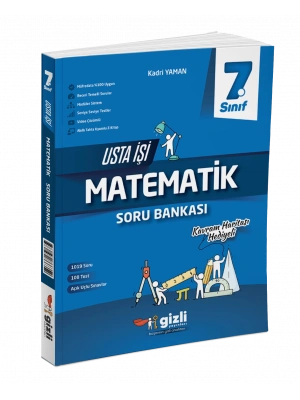 Gizli Yayınları 7. Sınıf Matematik Usta İşi Soru Bankası (Kavram Haritası Hediyeli)