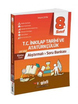 Gizli Yayınları 8. Sınıf LGS İnkilap Tarihi Alıştırmalı Soru Bankası