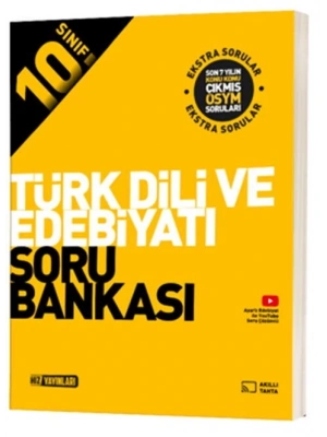 Hız Yayınları 10. Sınıf Türk Dili ve Edebiyatı Soru Bankası