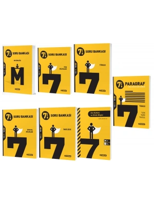 Hız Yayınları 7.Sınıf Tüm Dersler Soru Bankası Seti Yeni