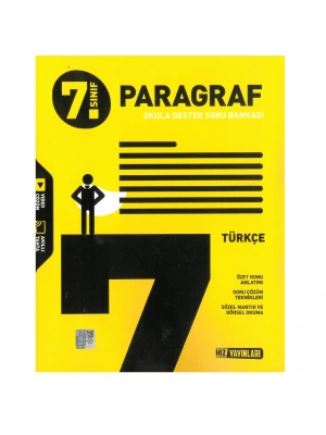 Hız Yayınları 7.Sınıf Türkçe Paragraf Soru Bankası