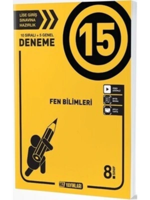 Hız Yayınları 8. Sınıf Fen Bilimleri 15 Deneme