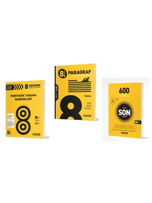 Hız Yayınları 8. Sınıf LGS Periyodik Tarama Denemeleri + Paragraf + LGS Son Tekrar (3 Kitap)