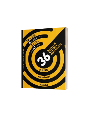 HIZ YAYINLARI 8.SINIF FEN BİLİMLERİ 36 HAFTALIK KAZANIM DENEMELERİ
