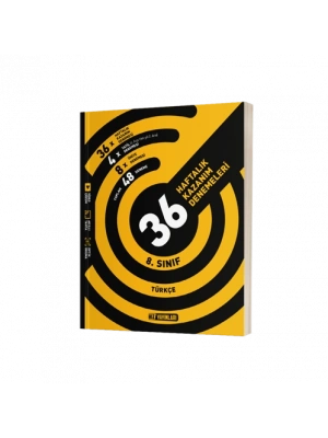 HIZ YAYINLARI 8.SINIF TÜRKÇE 36 HAFTALIK KAZANIM DENEMELERİ
