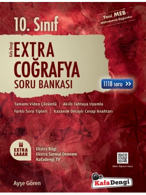 KAFA DENGİ YAYINLARI 10.SINIF EKSTRA ÇOĞRAFYA SORU BANKASI