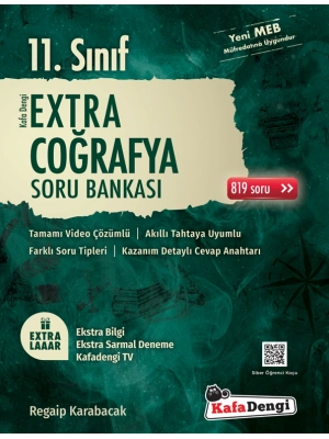 KAFA DENGİ YAYINLARI 11.SINIF EKSTRA ÇOĞRAFYA SORU BANKASI
