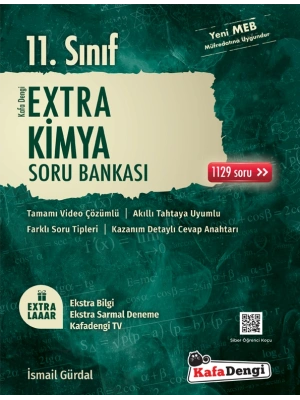 KAFA DENGİ YAYINLARI 11.SINIF EKSTRA KİMYA SORU BANKASI