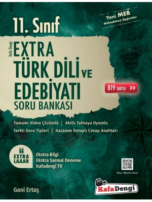 KAFA DENGİ YAYINLARI 11.SINIF EKSTRA TÜRK DİLİ VE EDEBİYATI SORU BANKASI