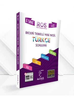 KAREKÖK YAYINLARI 8.SINIF BECERİ TEMELLİ YENİ NESİL TÜRKÇE SORULARI