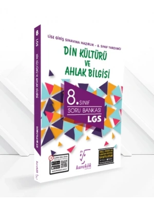 KAREKÖK YAYINLARI 8.SINIF LGS DİN KÜLTÜRÜ ve AHLAK BİLGİSİ SORU BANKASI
