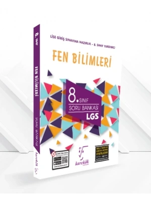KAREKÖK YAYINLARI 8.SINIF LGS FEN BİLİMLERİ SORU BANKASI