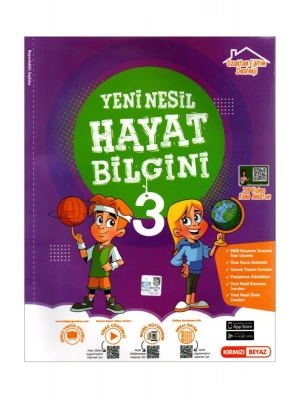 Kırmızı Beyaz 3. Sınıf Hayat Bilgini Konu Özeti Soru Bankası