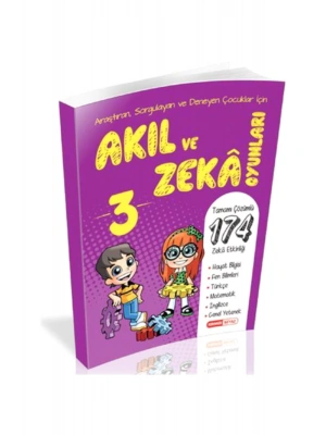 Kırmızı Beyaz Yayınları 3. Sınıf Akıl ve Zeka Oyunları