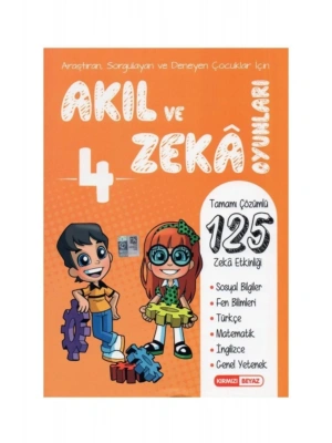 Kırmızı Beyaz Yayınları 4. Sınıf Akıl ve Zeka Oyunları