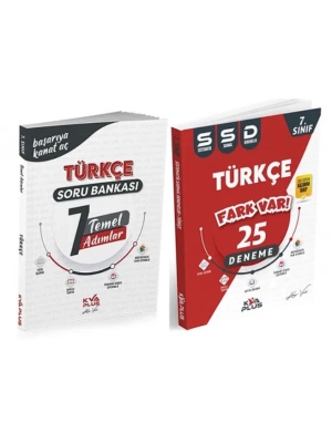 KORAY VAROL YAYINLARI 7. SINIF TÜRKÇE TEMEL ADIMLAR SORU BANKASI VE 25 SİSTEMATİK SARMAL DENEME (2 KİTAP)
