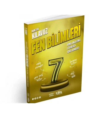 KORAY VAROL YAYINLARI 7.SINIF FEN BİLİMLERİ ÖĞRETEN KLAVUZ KONU ANLATIMLI ETKİNLİKLİ SORU BANKASI