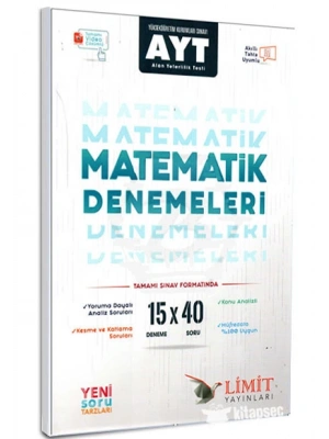 LİMİT YAYINLARI AYT 15Lİ MATEMATİK DENEME