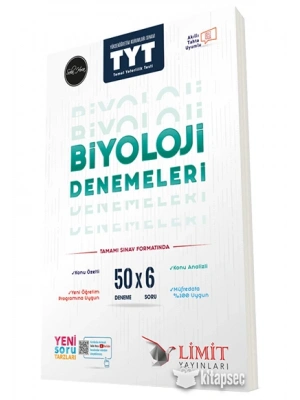 LİMİT YAYINLARI TYT 50Lİ BİYOLOJİ DENEME