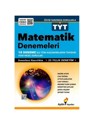 AYDIN YAYINLARI TYT MATEMATİK 10 DENEME
