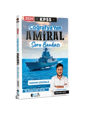 Mehmet Eğit KPSS Coğrafyanın Amiral Tamamı Çözümlü Soru Bankası