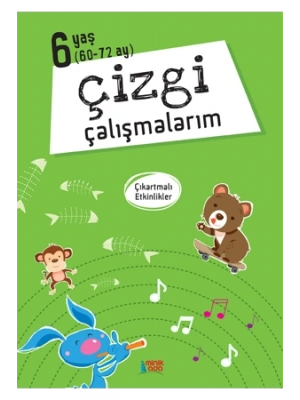 Erdem Yayınları Minik Ada Çizgi Çalışmalarım 6 Yaş