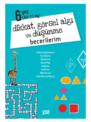 Erdem Yayınları Minik Ada Dikkat, Görsel Algı Ve Düşünme Becerilerim 6 Yaş