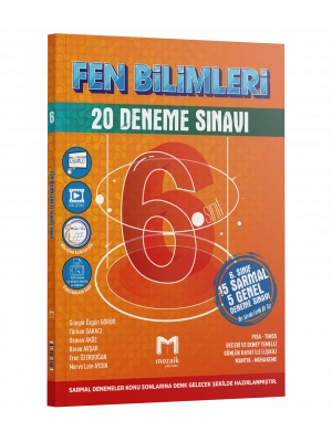 Mozaik Yayınları 6. Sınıf Fen Bilimleri 20 li Deneme