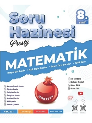 NARTEST YAYINLARI LGS 8.SINIF PRESTİJ MATEMATİK SORU HAZİNESİ