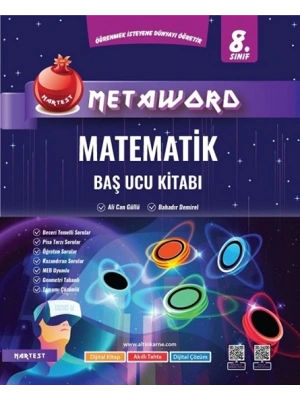 NARTEST YAYINLARI LGS 8.SINIF METAWORD MATEMATİK BAŞ UCU KİTABI