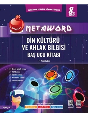 NARTEST YAYINLARI LGS 8.SINIF METAWORD DİN KÜLTÜRÜ BAŞ UCU KİTABI