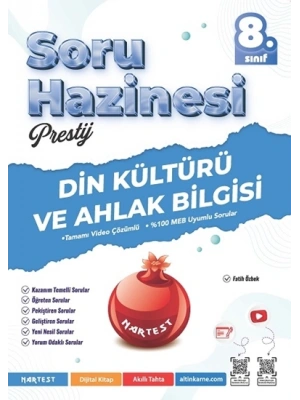 NARTEST YAYINLARI LGS 8.SINIF PRESTİJ DİN KÜLTÜRÜ SORU HAZİNESİ
