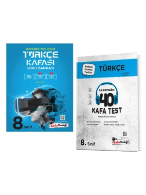 KAFA DENGİ YAYINLARI 8. Sınıf Türkçe Kafası Soru Bankası + Türkçe Kafa Test