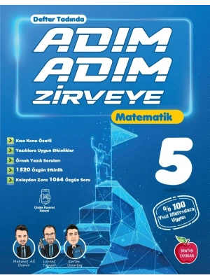 Newton Yayınları 5.Sınıf Matematik Adım Adım Zirveye Etkinlikli Soru Bankası