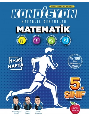Newton Yayınları 5.Sınıf Matematik Haftalık Kazanım Denemeleri 37 Hafta
