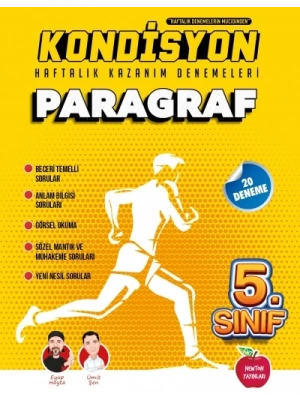 Newton Yayınları 5.sınıf Paragraf Haftalık Kazanım Denemeleri 20 Hafta