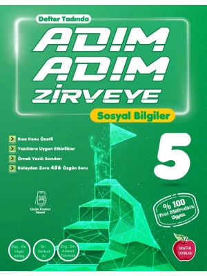 Newton Yayınları 5.Sınıf Sosyal Bilgiler Adım Adım Zirveye Etkinlikli Soru Bankası