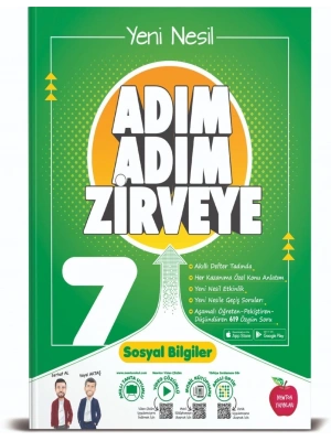 Newton Yayınları 7.sınıf Sosyal Bilgiler Adım Adım Zirveye Konu Anlatımlı Soru Bankası