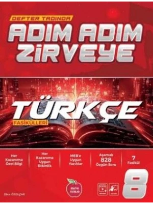 Newton Yayınları 8. Sınıf Türkçe Fasikül Adım Adım Etkinlikli Konu Anlatımlı Soru Bankaları