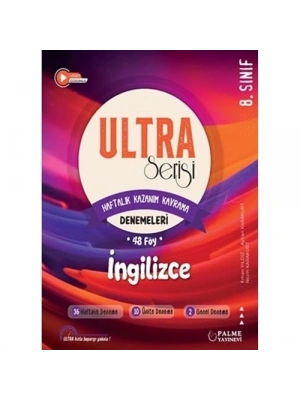 Palme Yayıncılık 8. Sınıf Ultra Serisi İngilizce Denemeleri 48 Föy