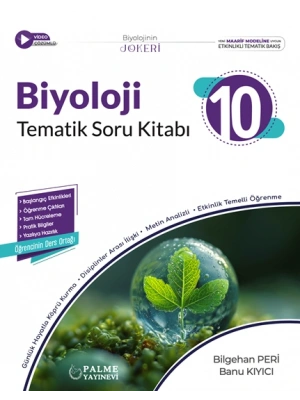 PALME YAYINEVİ 10.SINIF JOKER BİYOLOJİ TEMATİK SORU BANKASI