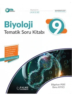PALME YAYINEVİ 9.SINIF JOKER BİYOLOJİ TEMATİK SORU BANKASI