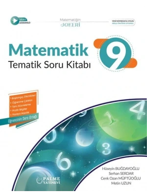 PALME YAYINEVİ 9.SINIF JOKER MATEMATİK TEMATİK SORU BANKASI