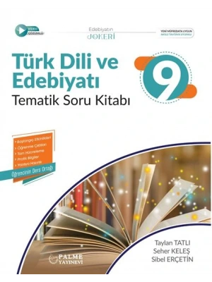 PALME YAYINEVİ 9.SINIF JOKER TÜRK DİLİ VE EDEBİYATI TEMATİK SORU BANKASI