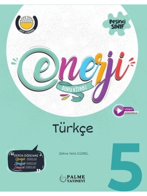 PALME YAYINLARI 5.SINIF ENERJİ TÜRKÇE SORU KİTABI