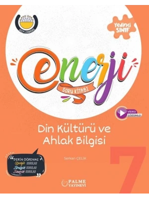 PALME YAYINLARI 7.SINIF ENERJİ DİN KÜLTÜRÜ VE AHLAK BİLGİSİ SORU KITABI